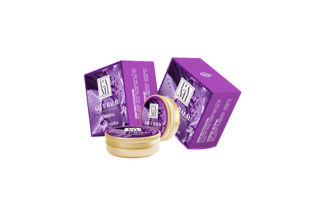 [21-21311] Lami Glue Balm POWERFUL "Glue Without Glue" 20ml GRAPE